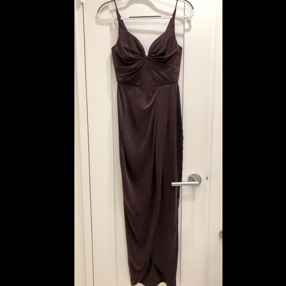 ZIMMERMANN Sueded Drape Dress in Burgundy / Plum - Picture 2 of 7